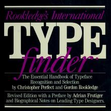 <cite>Rookledge’s International Typefinder</cite> (1991 edition)