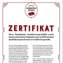 Mannemer Dreck certificate