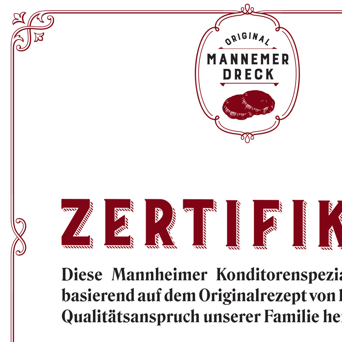 Mannemer Dreck certificate 2