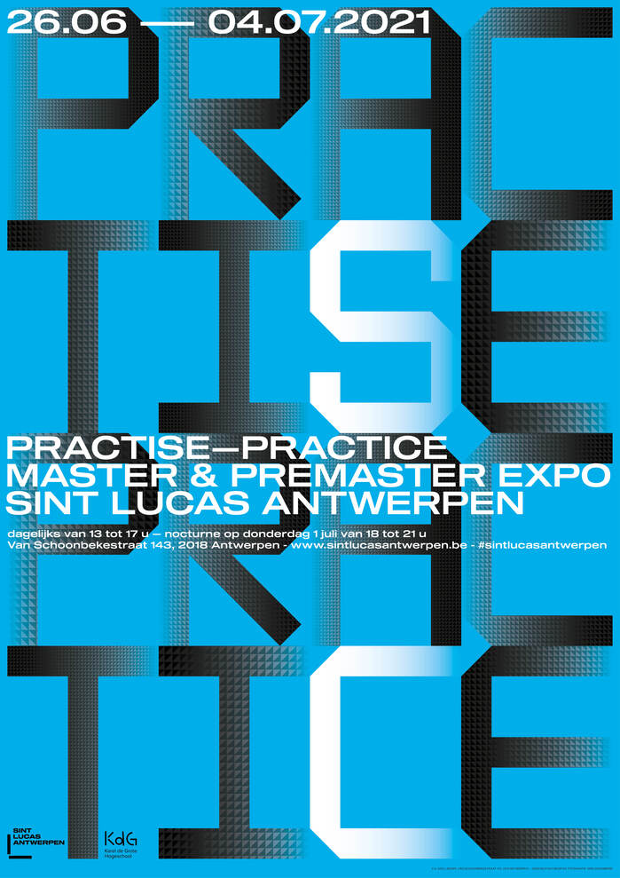 Sint Lucas Antwerpen exhibition posters (2021) 1