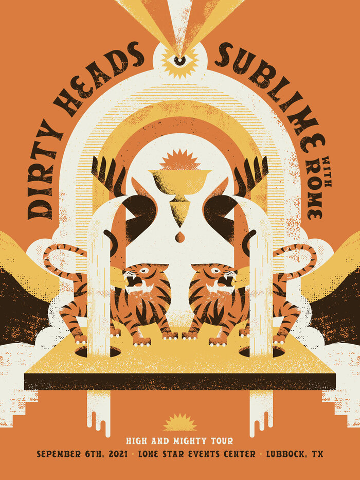 Dirty Heads and Sublime with Rome gig poster 1