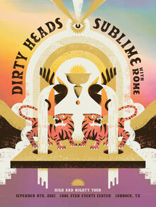 Dirty Heads and Sublime with Rome gig poster