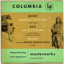 Pittsburgh Symphony Orchestra – <cite>Mozart’s Symphony No. 35 in D major</cite> / Bach’s <cite>Suite No. 2 in B minor</cite> album art