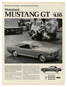 “Motorized Mustang GT” ad by Ford (1965)