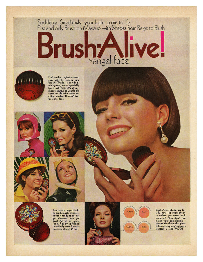 “Brush-Alive!” ad by Angel Face