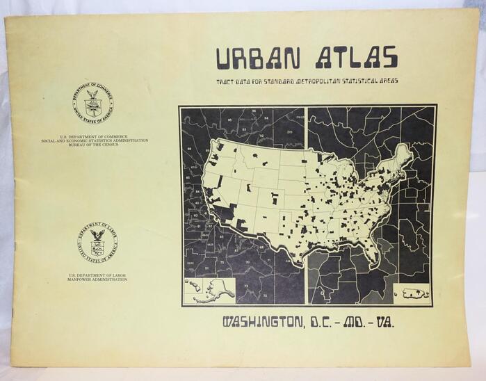 Cover of the atlas with data for Washington, D.C. – MD. – VA.