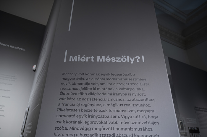 Két portré – Mészöly–Pilinszky 100 exhibition 4