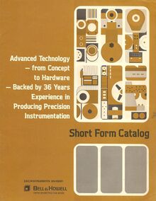 Bell &amp; Howell – <cite>Short Form Catalog</cite> cover (1973)