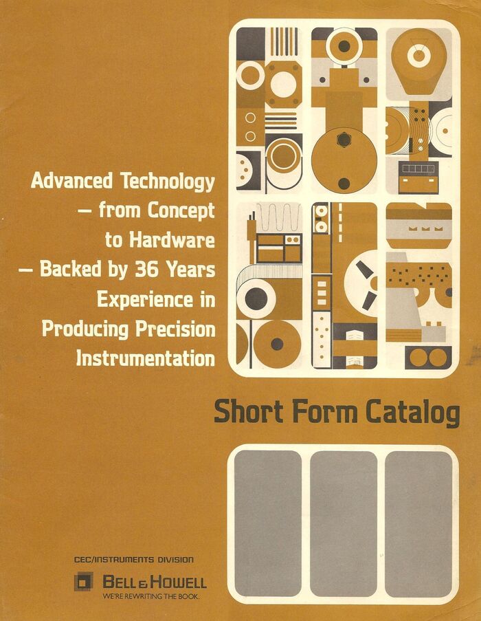 Bell & Howell – Short Form Catalog cover (1973)