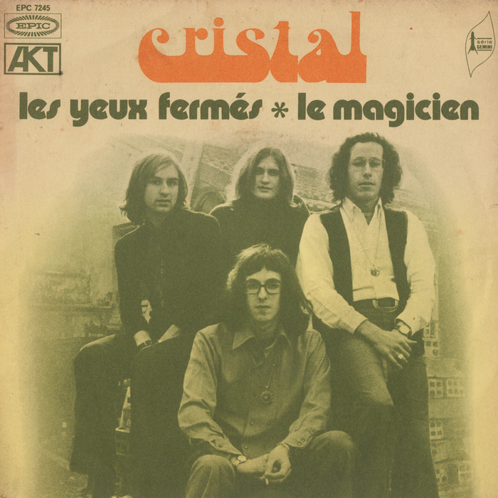 Cristal – “Les yeux fermés” / “Le magicien” single cover