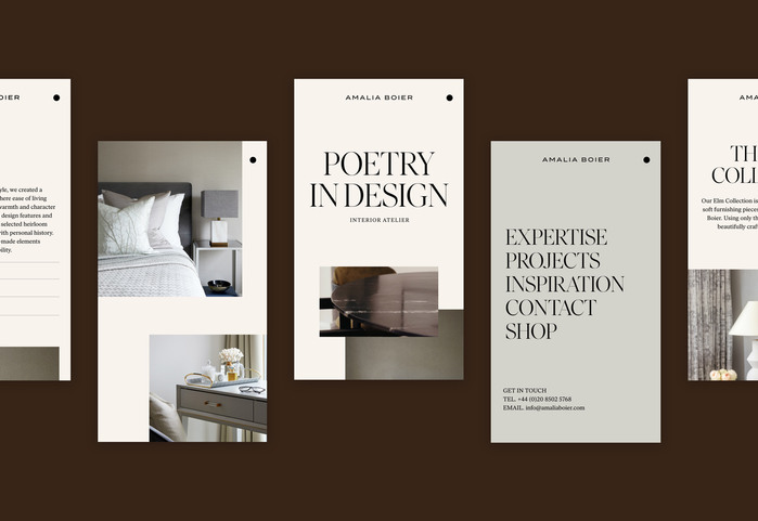 Amalia Boier branding and website 6
