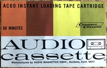 Audio cassette covers by Audio Magnetics Corp.