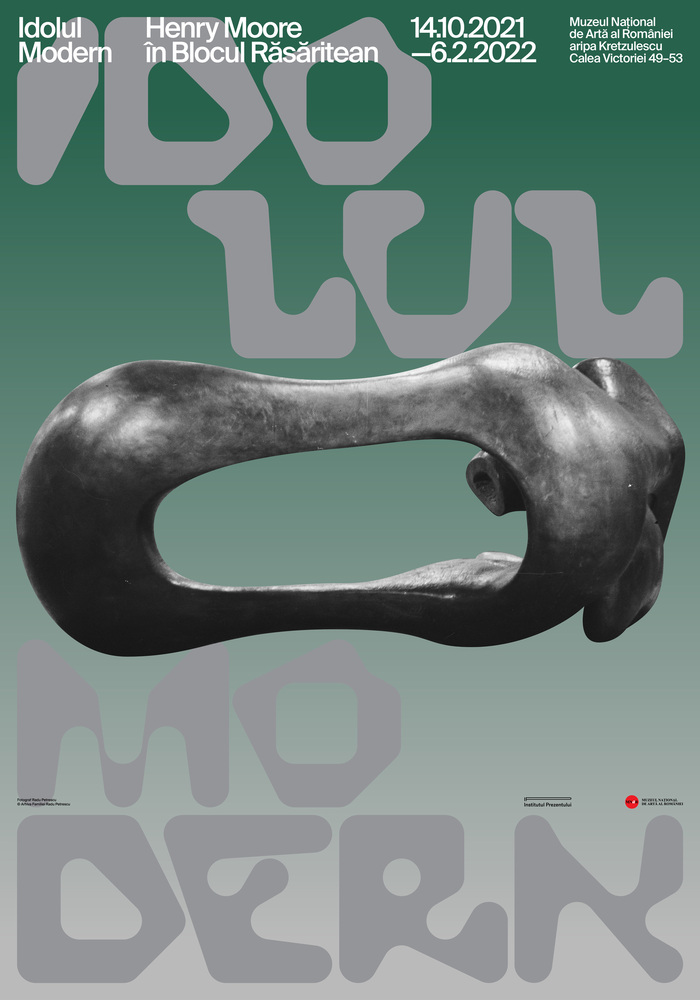 The Modern Idol. Henry Moore in the Eastern Bloc visual identity and exhibition graphics 3