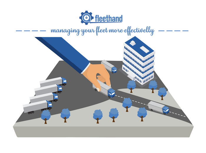 Fleethand logo and website 2