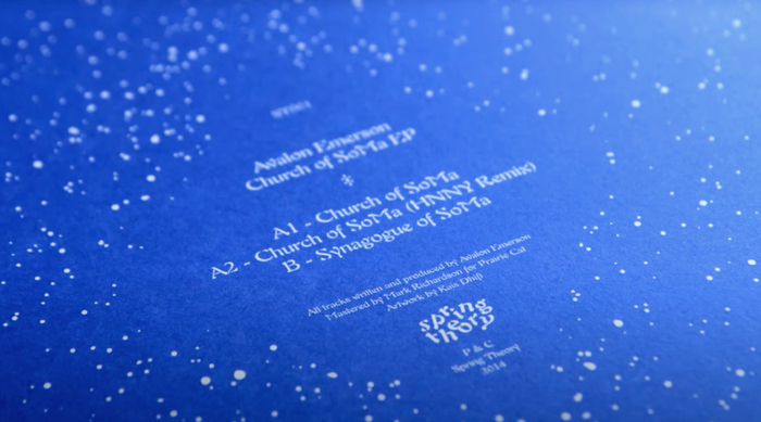 A better view of Auriol, on the back cover of Avalon Emerson’s Church of SoMa EP.