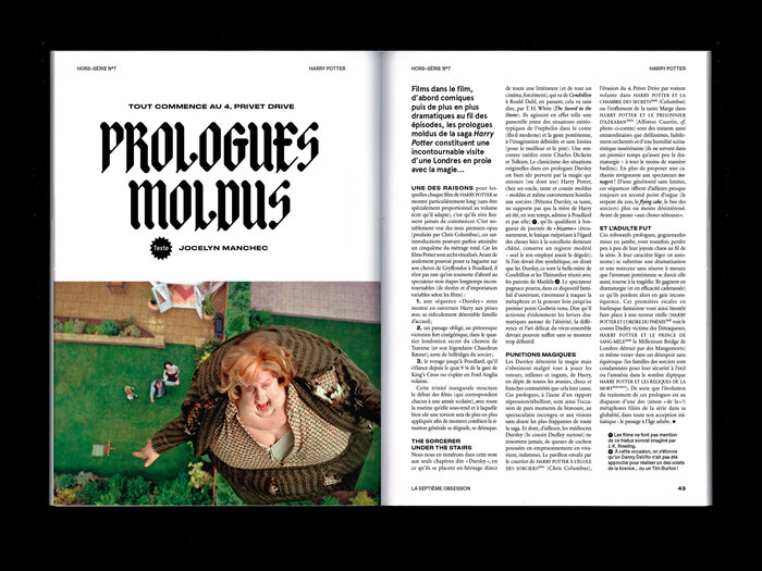 La Septième Obsession, “Harry Potter” issue 3