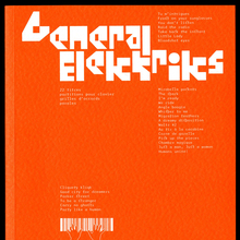 <cite>General Elektriks</cite> song book