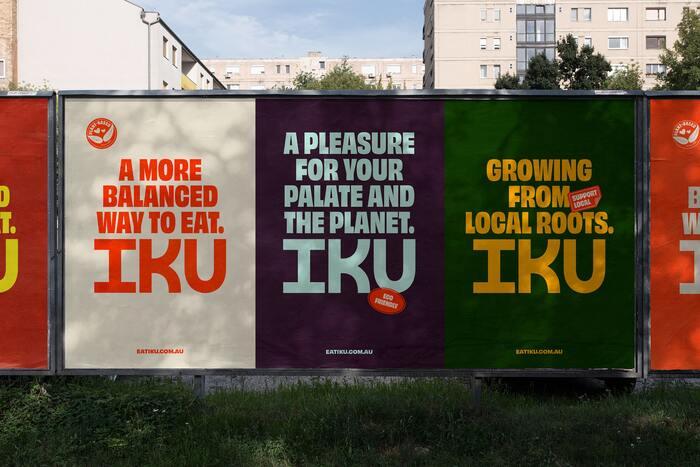 IKU eatery/delivery website, branding and packaging 3