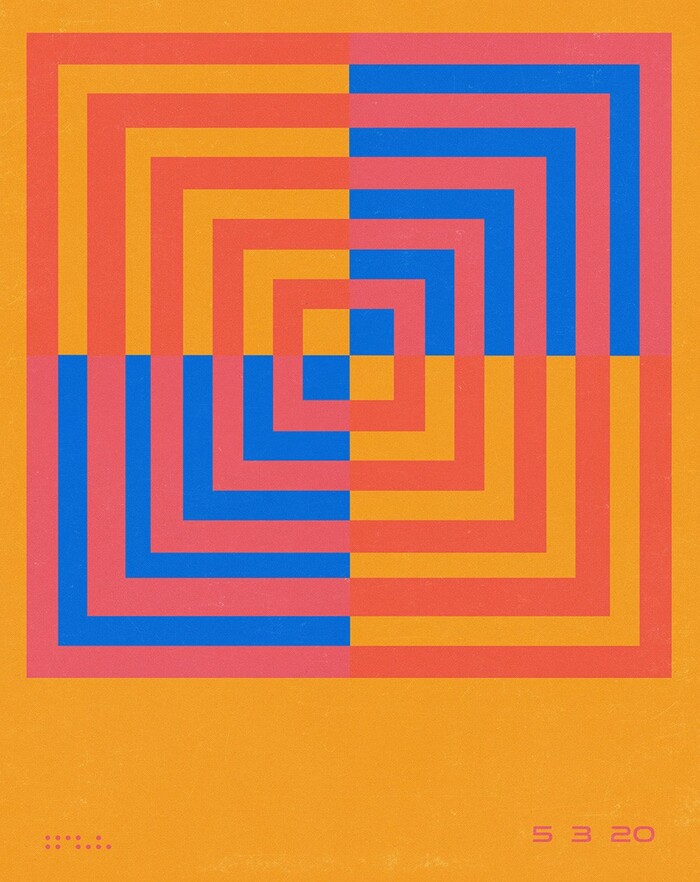 Poster for Tycho’s 2020 London show, featuring Clonoid Semibold.