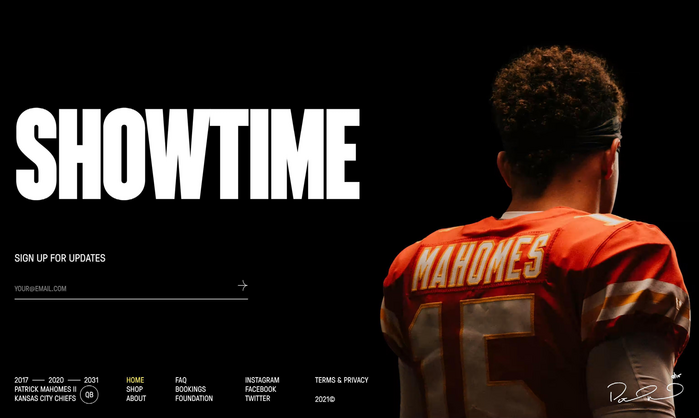Patrick Mahomes Store 5