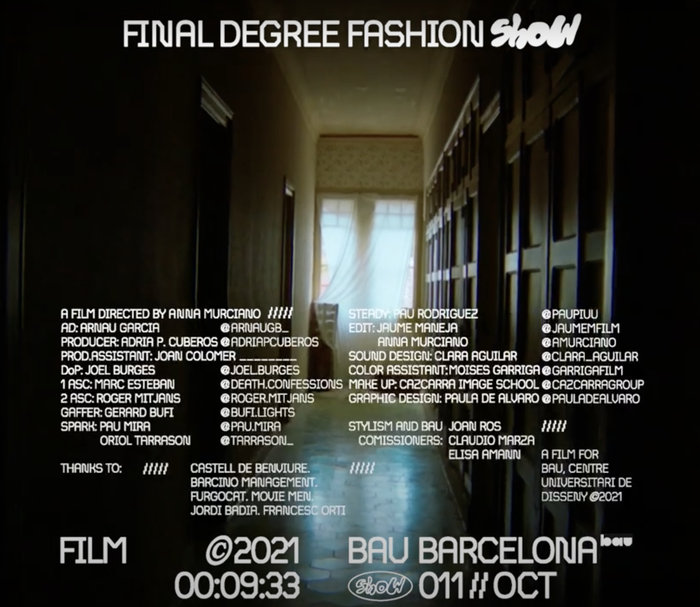 Final Degree Fashion Show 2021, BAU Barcelona 2