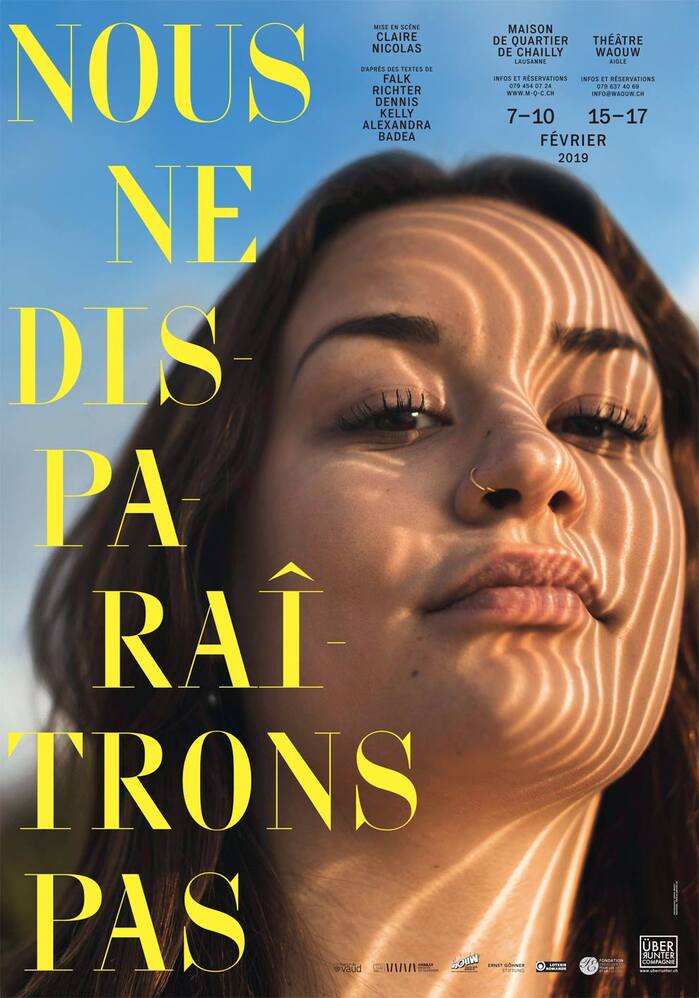 Nous ne disparaîtrons pas poster 1