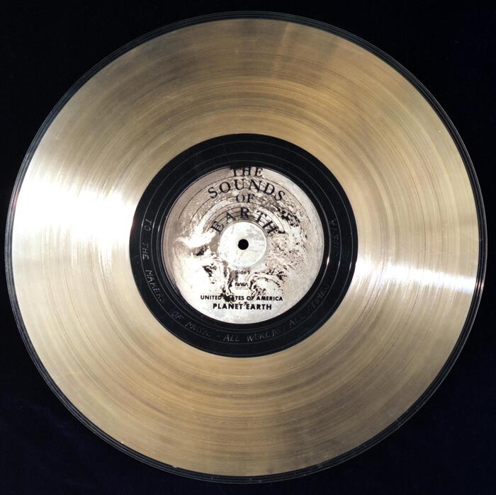 Voyager Golden Record LP label 1