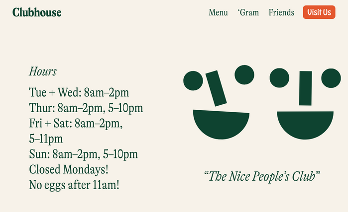 Homepage with GT Alpina Condensed in regular and italic.
