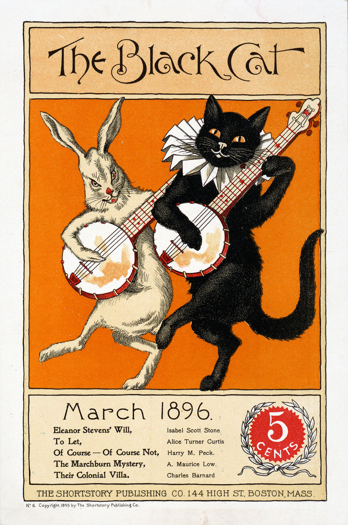 The Black Cat poster (March 1896). Forms part (No. 6) of the Artist poster filing series (Library of Congress).