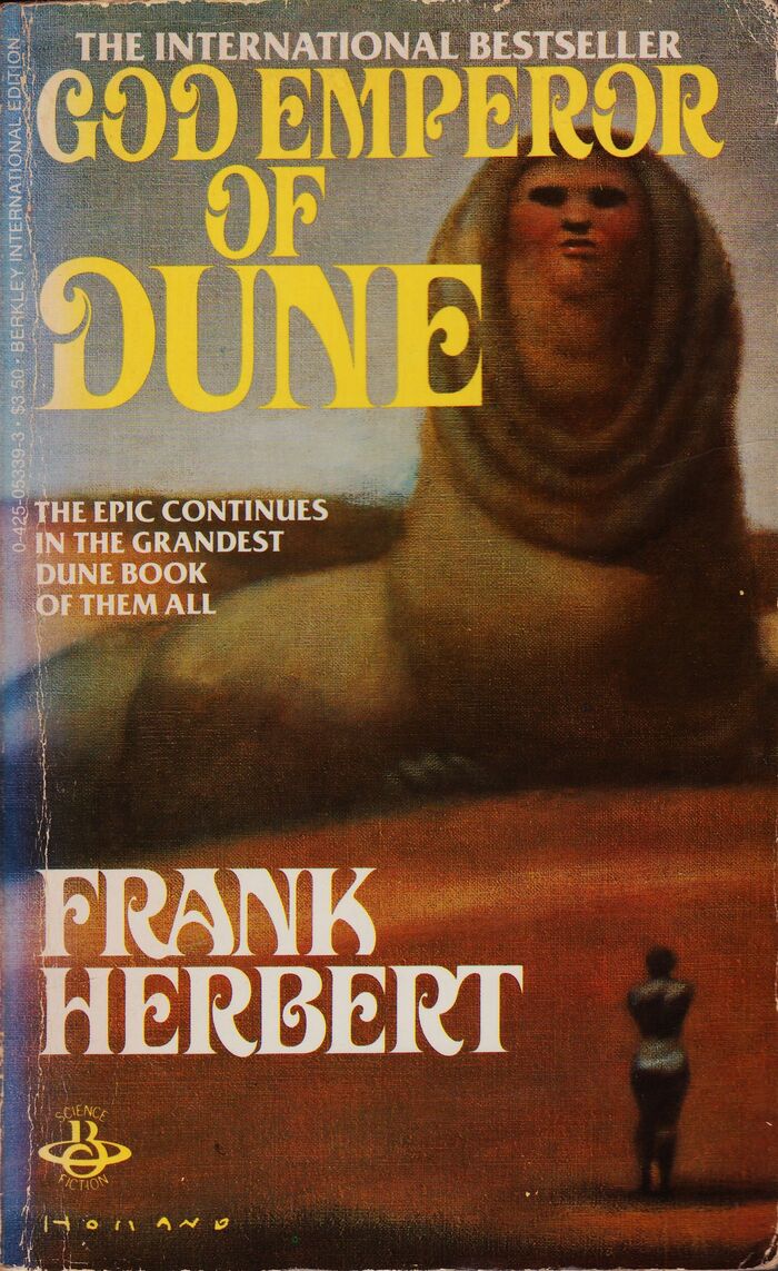 God Emperor of Dune, Berkley, Sep. 1981. [More info on ISFDB]