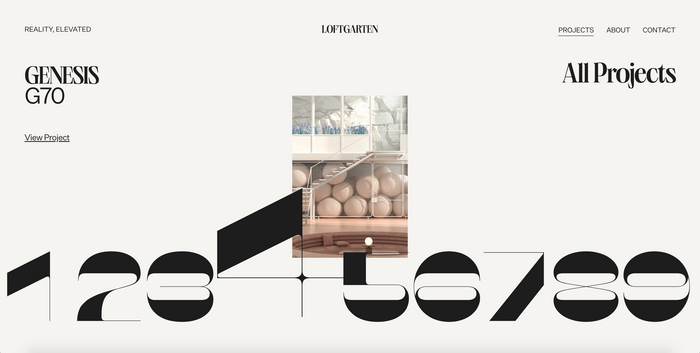 Loftgarten website 3