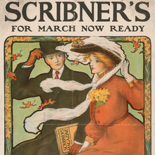 <cite>Scribner’s Magazine</cite> poster for Edith Wharton’s <cite>The House of Mirth</cite>