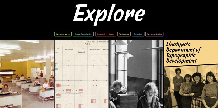 Gig is used for article titles and headers while Grotesque 6 allows for more functional use in buttons.