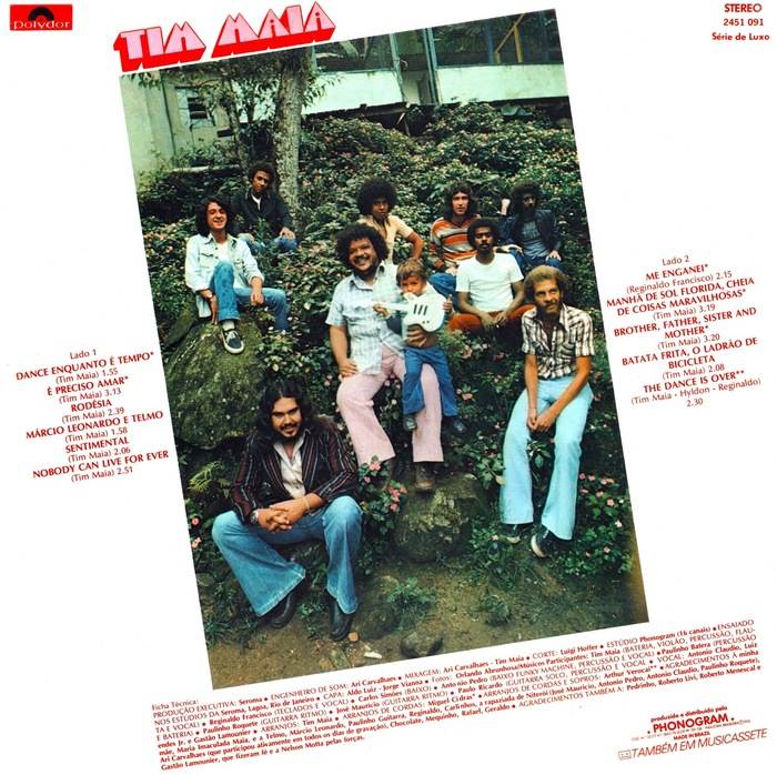 Tim Maia – Tim Maia (1976) album art 2