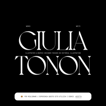 Giulia Tonon portfolio website