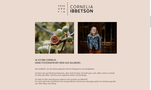 Fotografin <span>Cornelia Ibbetson</span> identity and website