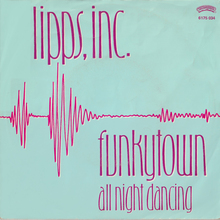 Lipps, Inc. – “Funkytown” / “All Night Dancing” Dutch single cover