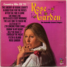 The Nashville Country Singers – <cite>Rose Garden: Country Hits of ’71</cite> album art