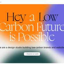 Hey Low portfolio website