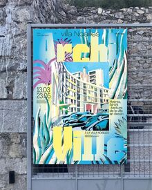 <cite>Archi-ville</cite> exhibition posters, Villa Noailles