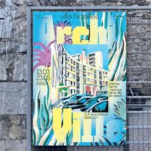<cite>Archi-ville</cite> exhibition posters, Villa Noailles