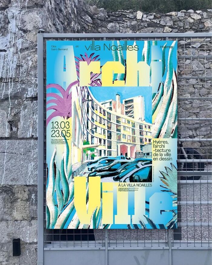 Archi-ville exhibition posters, Villa Noailles 1