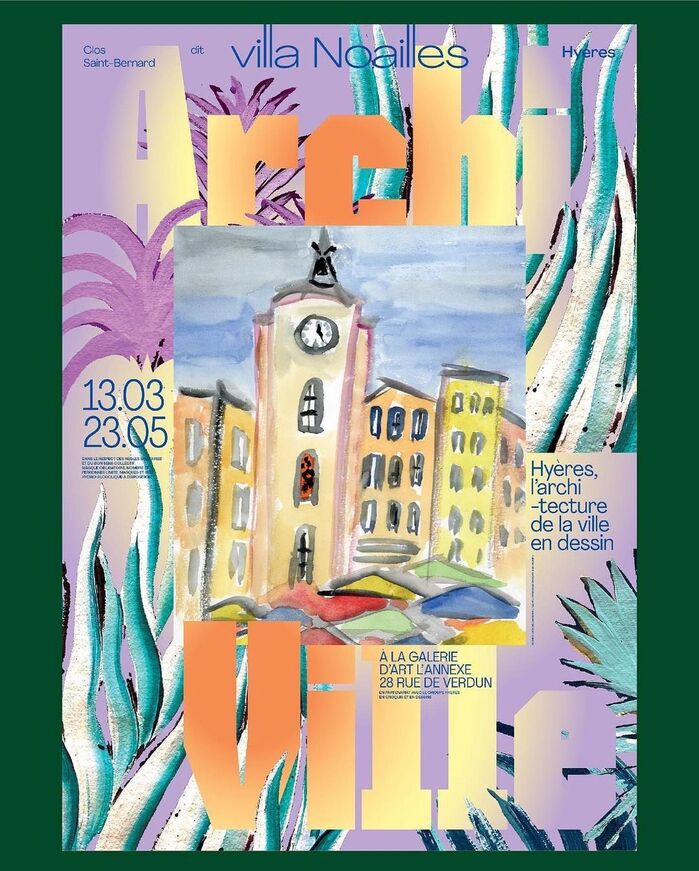 Archi-ville exhibition posters, Villa Noailles 2
