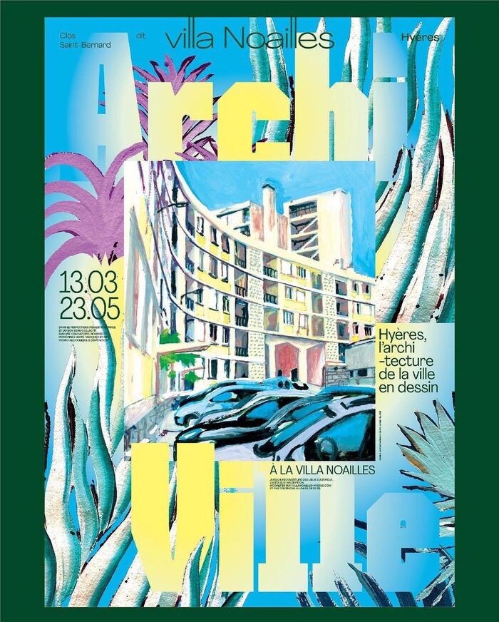 Archi-ville exhibition posters, Villa Noailles 3