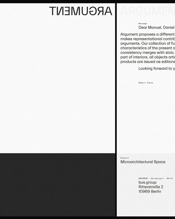 Argument stationery 3