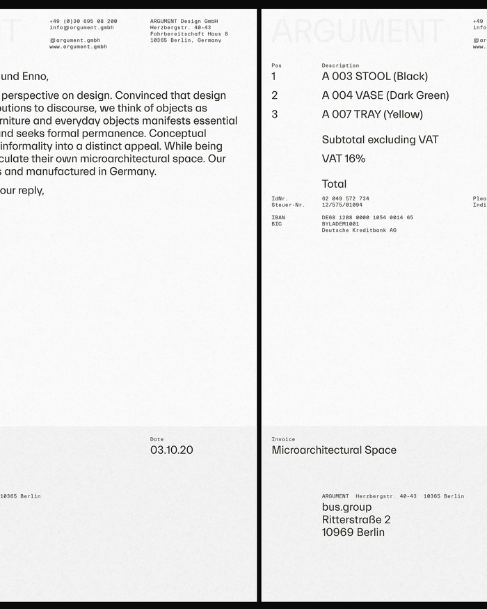 Argument stationery 4
