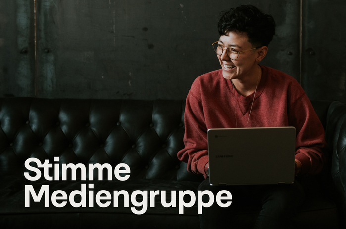 Stimme Mediengruppe branding and website 2