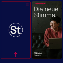 Stimme Mediengruppe branding and website