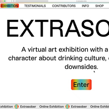 Extrasober online exhibition