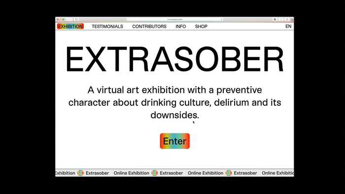 Extrasober online exhibition 2